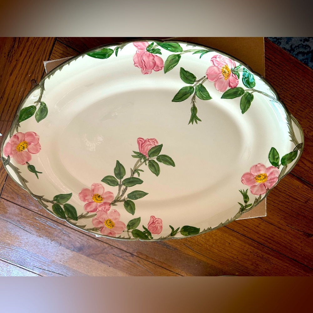 Franciscan Desert Rose USA Backstamped Turkey Platter in gorgeous condition